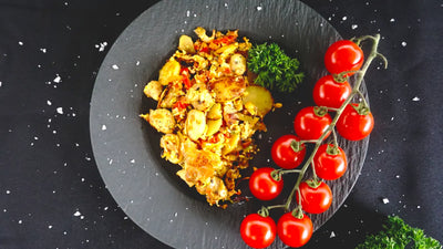 Bauernpfanne mit EM-Bratwurst