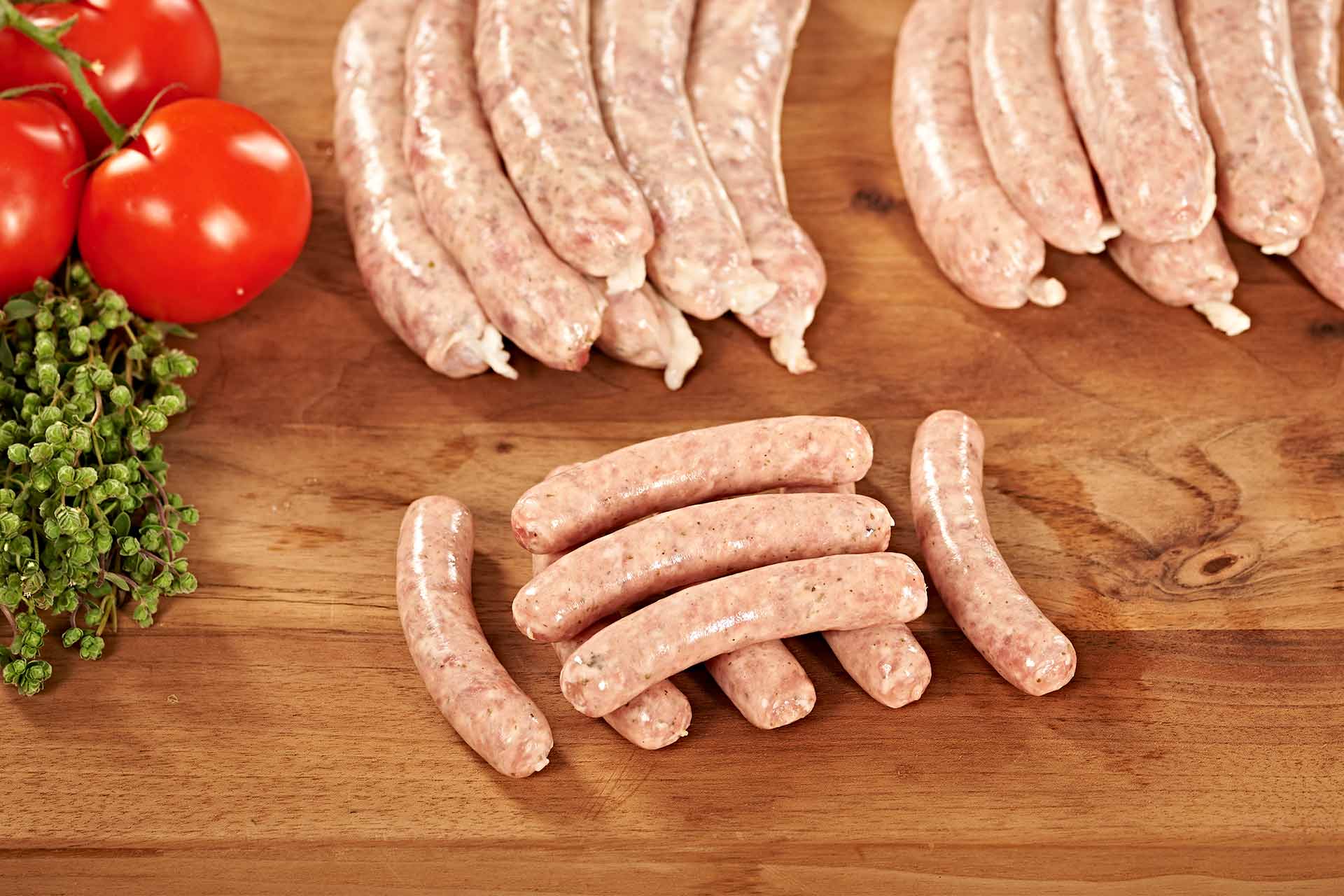 frische bratwurst roh grob